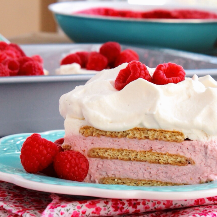 Raspberry Cheesecake Icebox Cake - Farberware