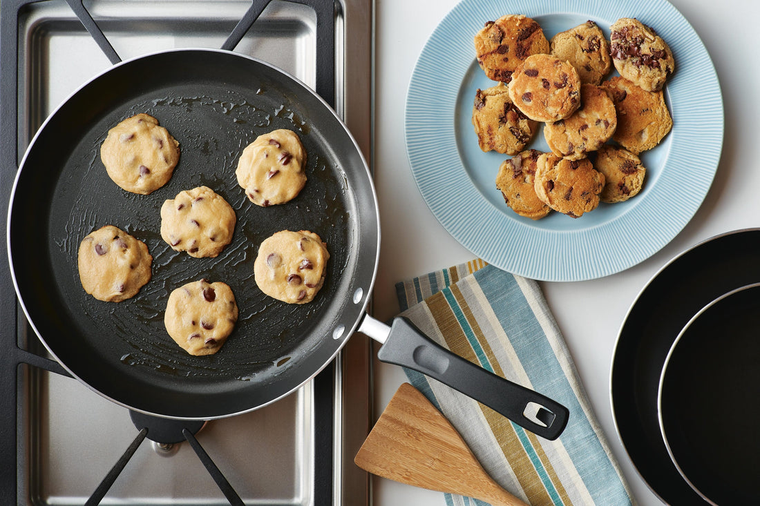 Stovetop Skillet Chocolate Chip Cookies