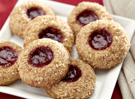 Jam-Filled Thumbprint Cookies