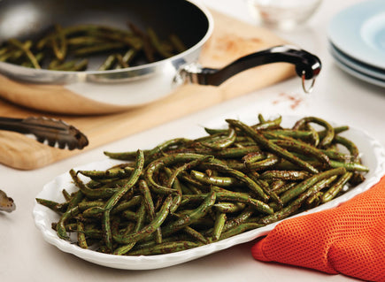 Blackened Green Beans