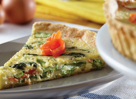 Asparagus Tart with Smoked Salmon