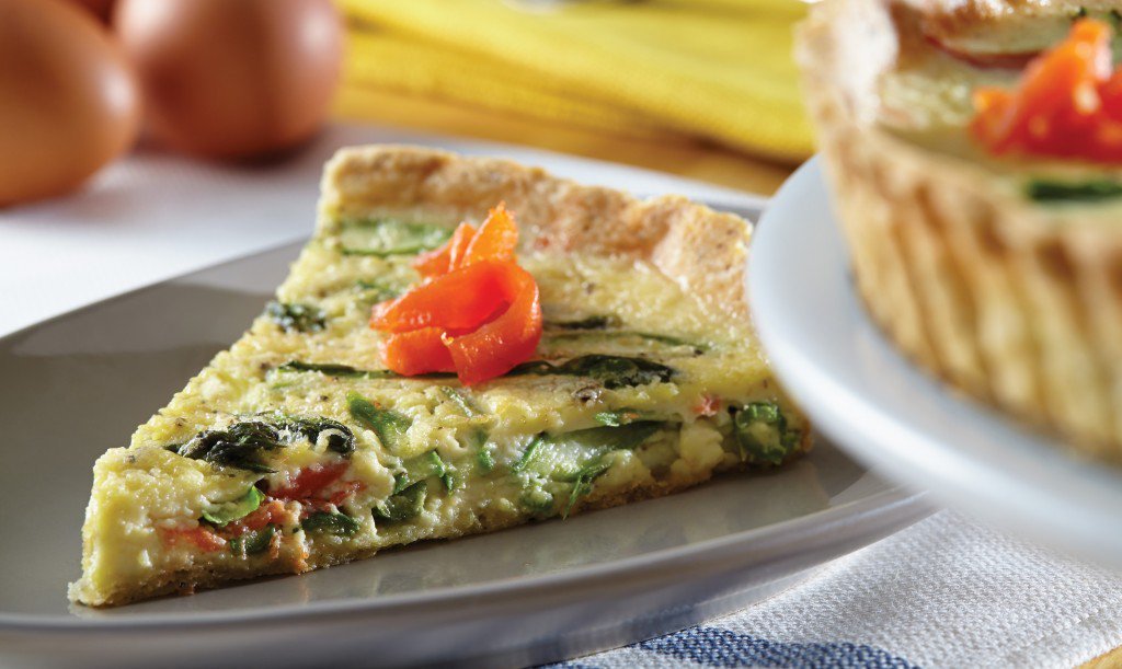 Asparagus Tart with Smoked Salmon