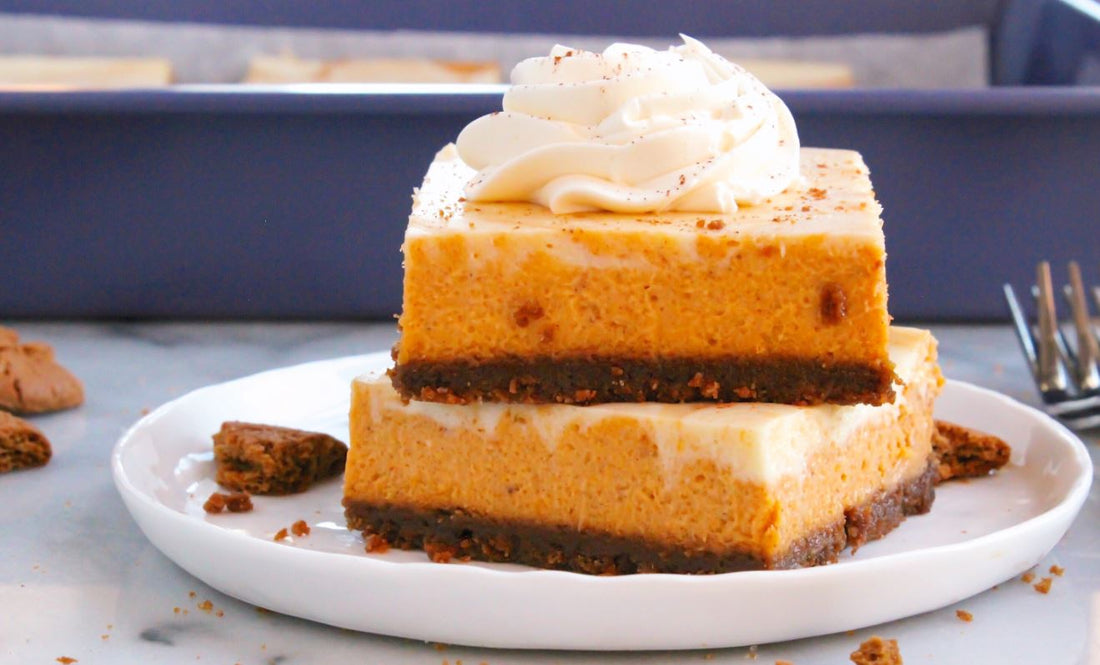 Pumpkin Swirl Cheesecake Bars - Farberware Cookware
