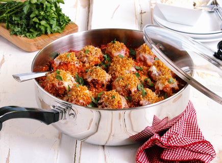 Easy Chicken Parm Meatballs