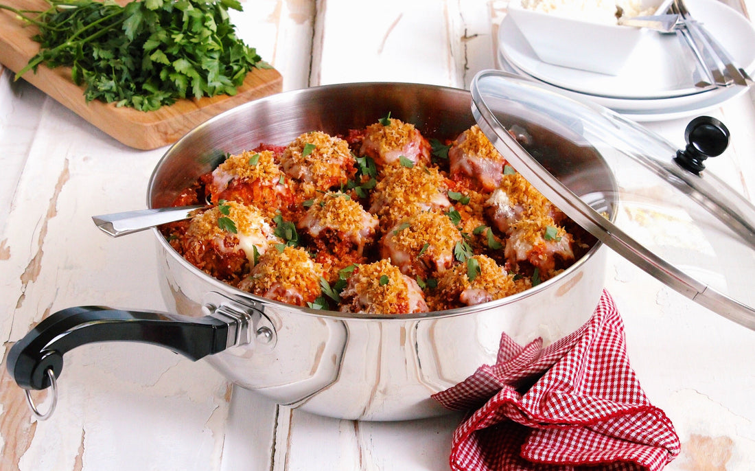Easy Chicken Parm Meatballs