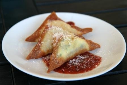 Fried Ravioli with Fire Roasted Tomato Sauce