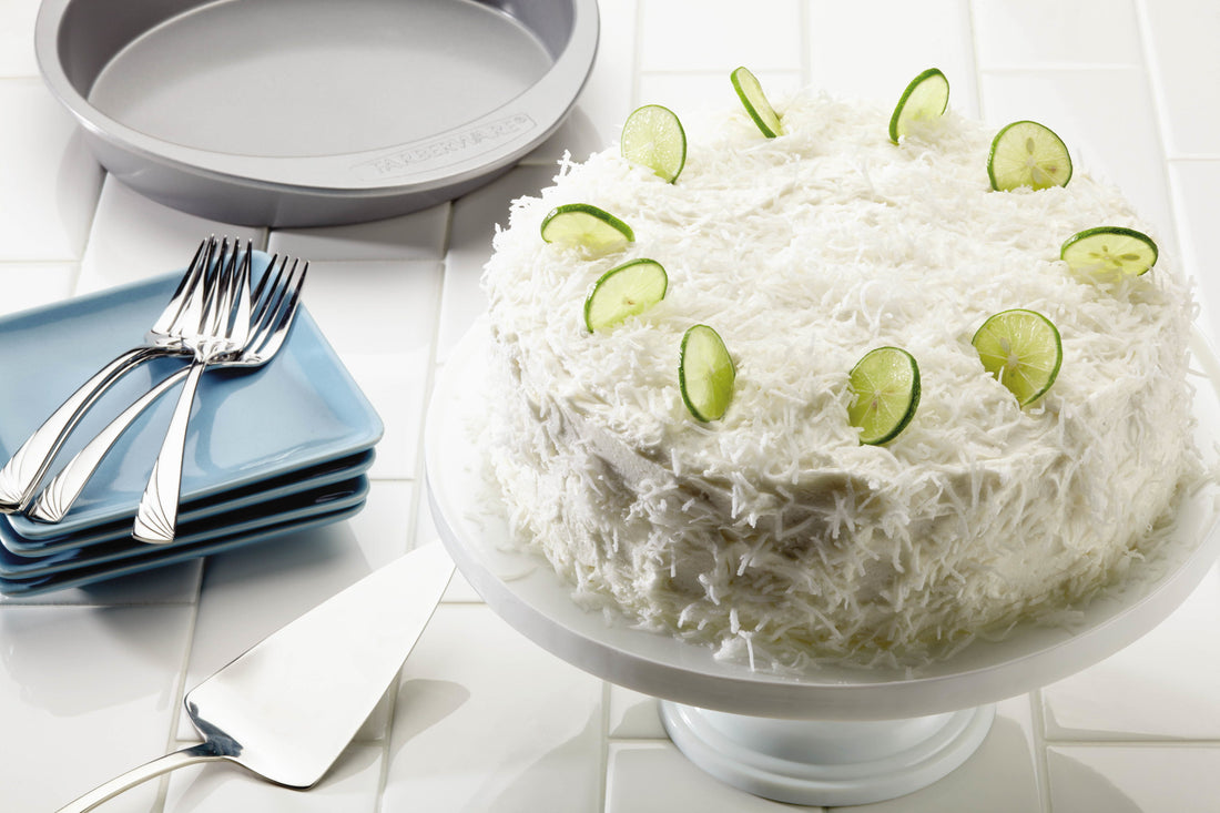Coconut Key Lime Rum Cake