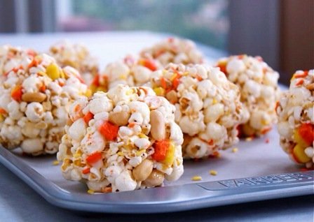 Halloween Popcorn Balls
