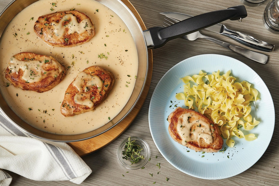 Easy Skillet Pork Chops with Gravy