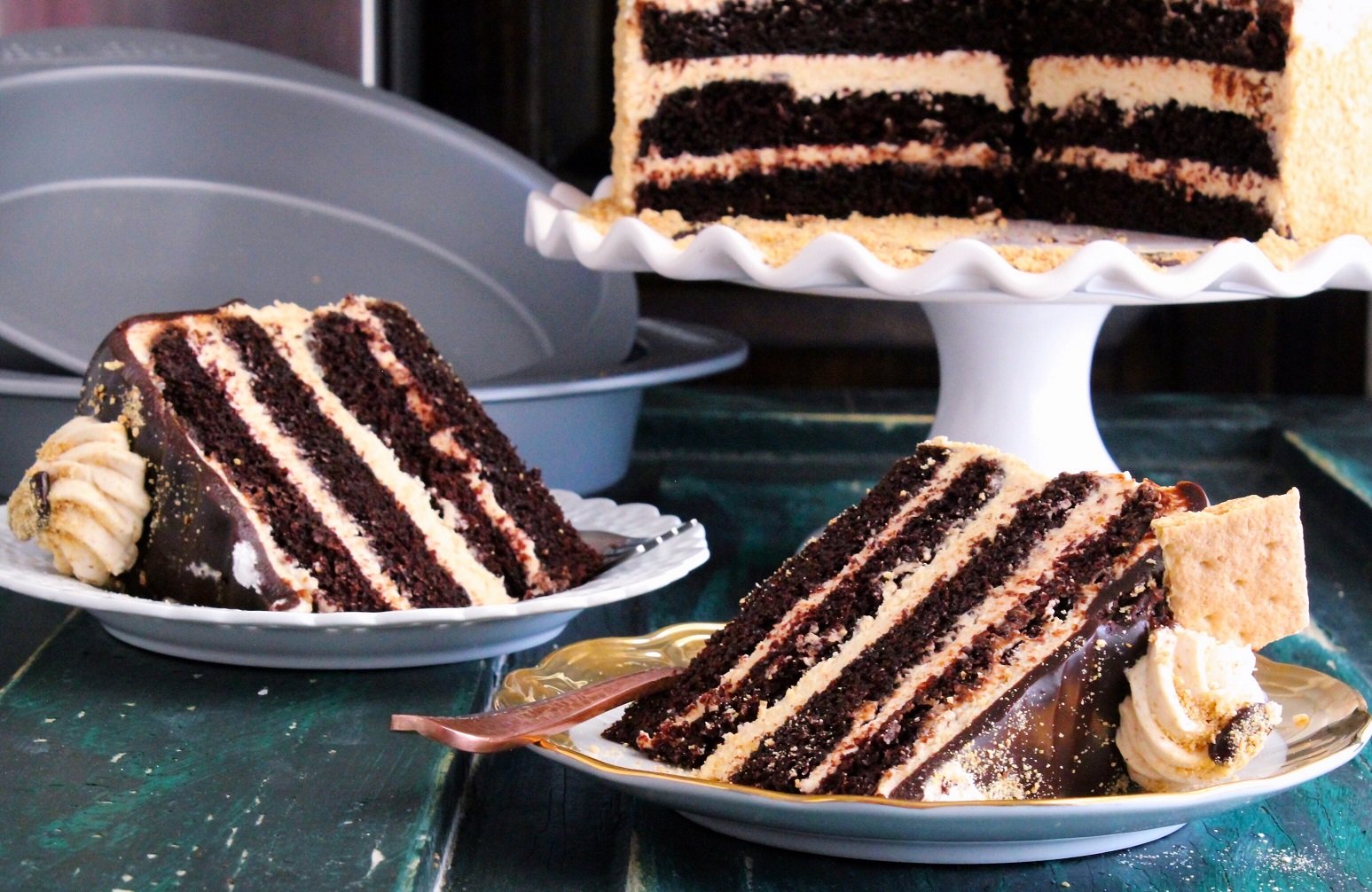 S'mores Layer Cake