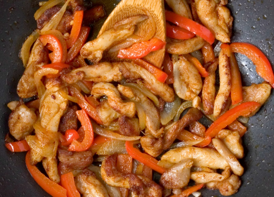 Fajita Stir-Fry with Lime Quinoa