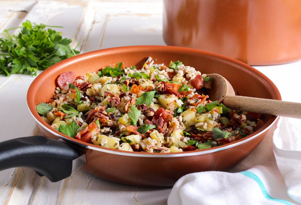 Bacon Apple Wild Rice