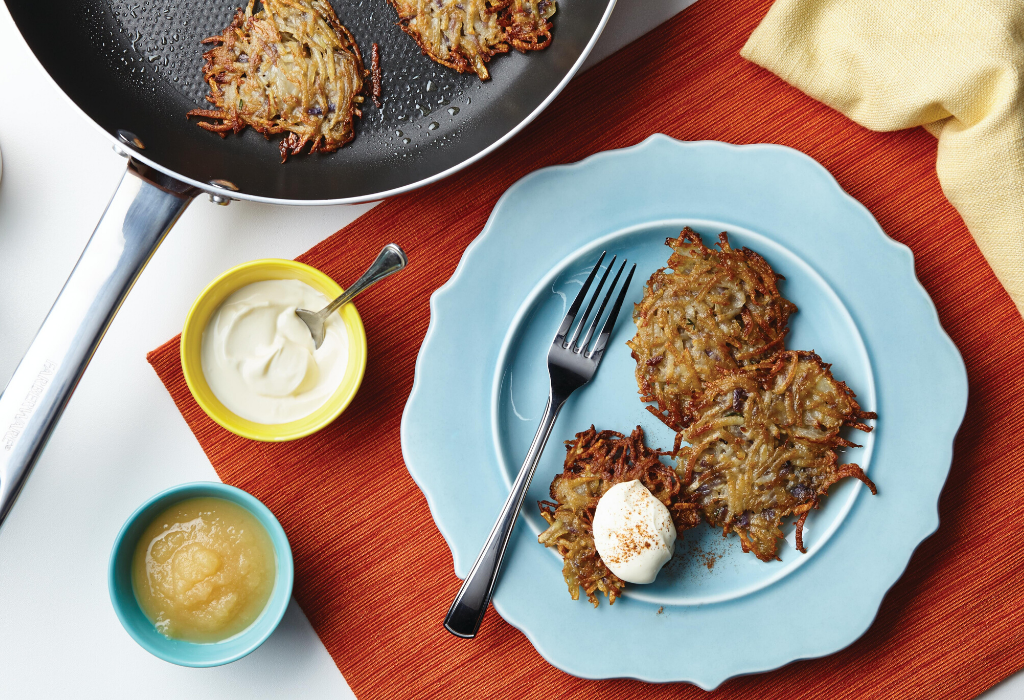 Blue Potato-Two Potato Latkes