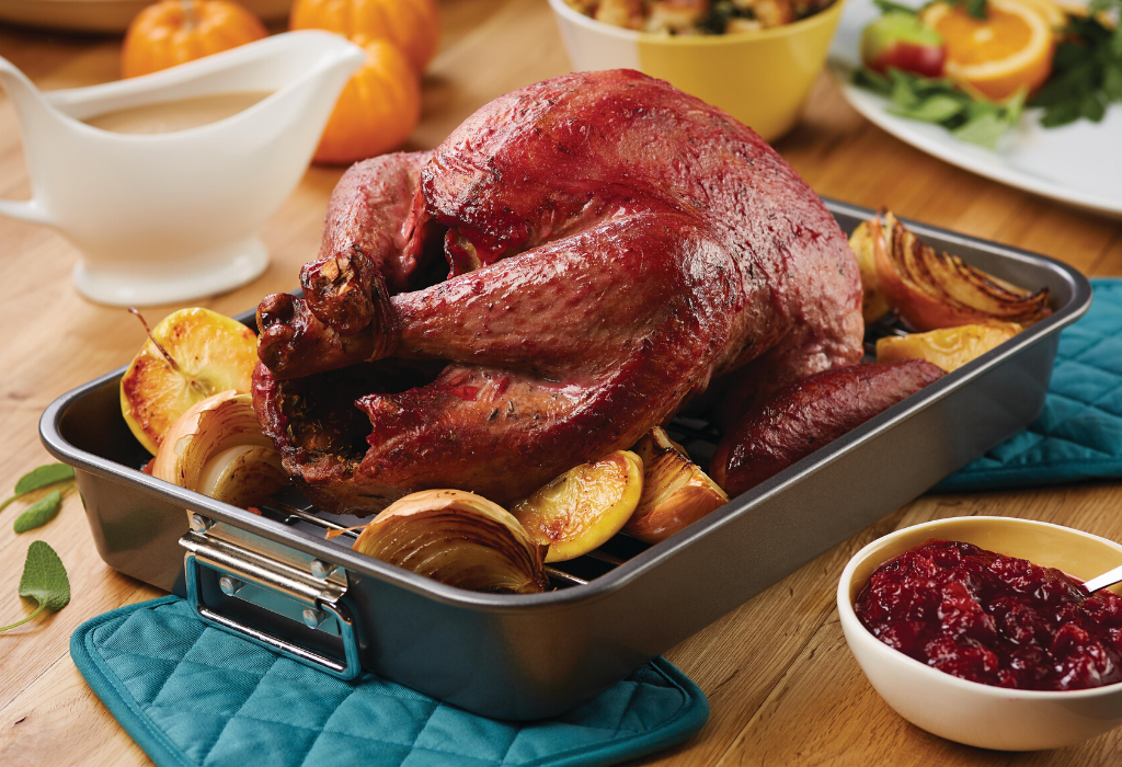 Cranberry-Dijon Glazed Turkey