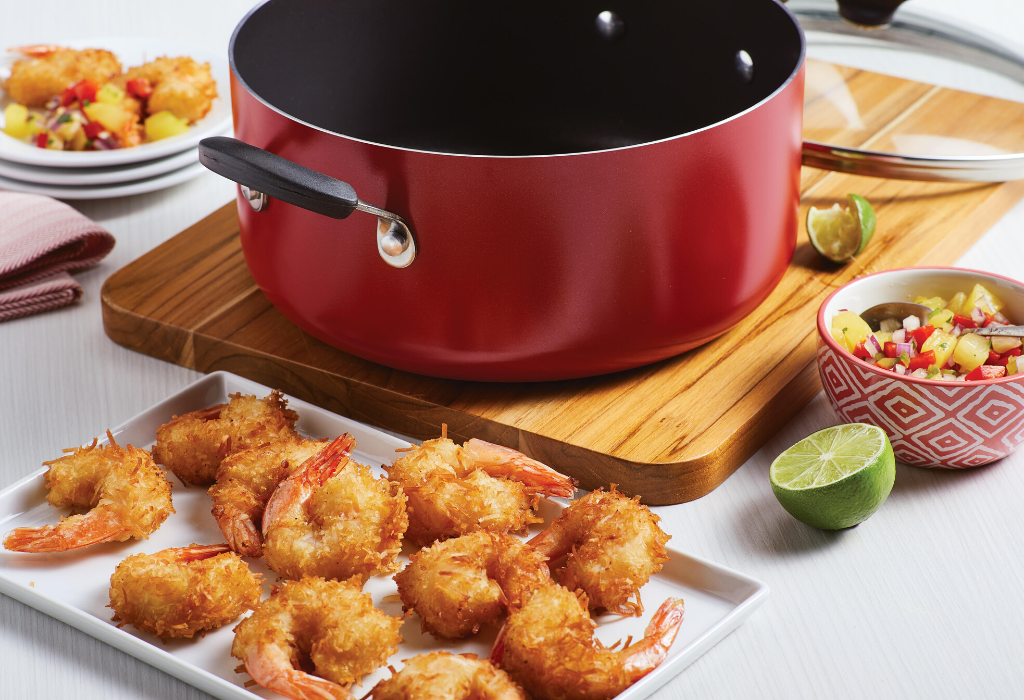 Crispy Coconut Shrimp with Pineapple Relish