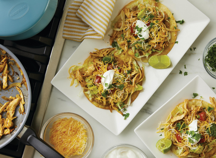 Chicken Tostadas