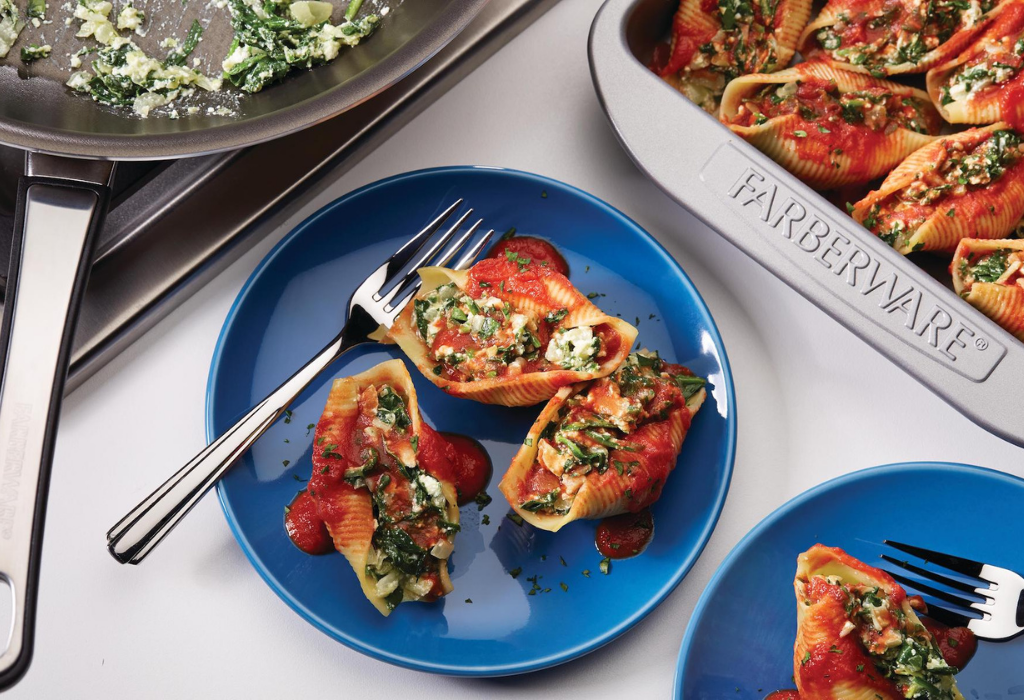 Spinach-Ricotta Stuffed Shells - Farberware