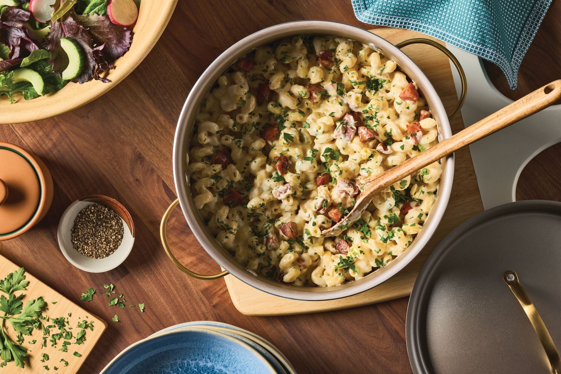 Smoky Mac and Cheese with Andouille Sausage