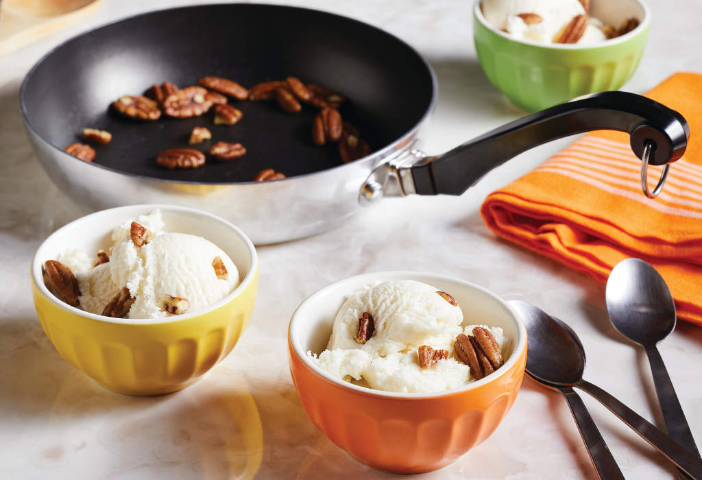 Homemade Butter Pecan Ice Cream