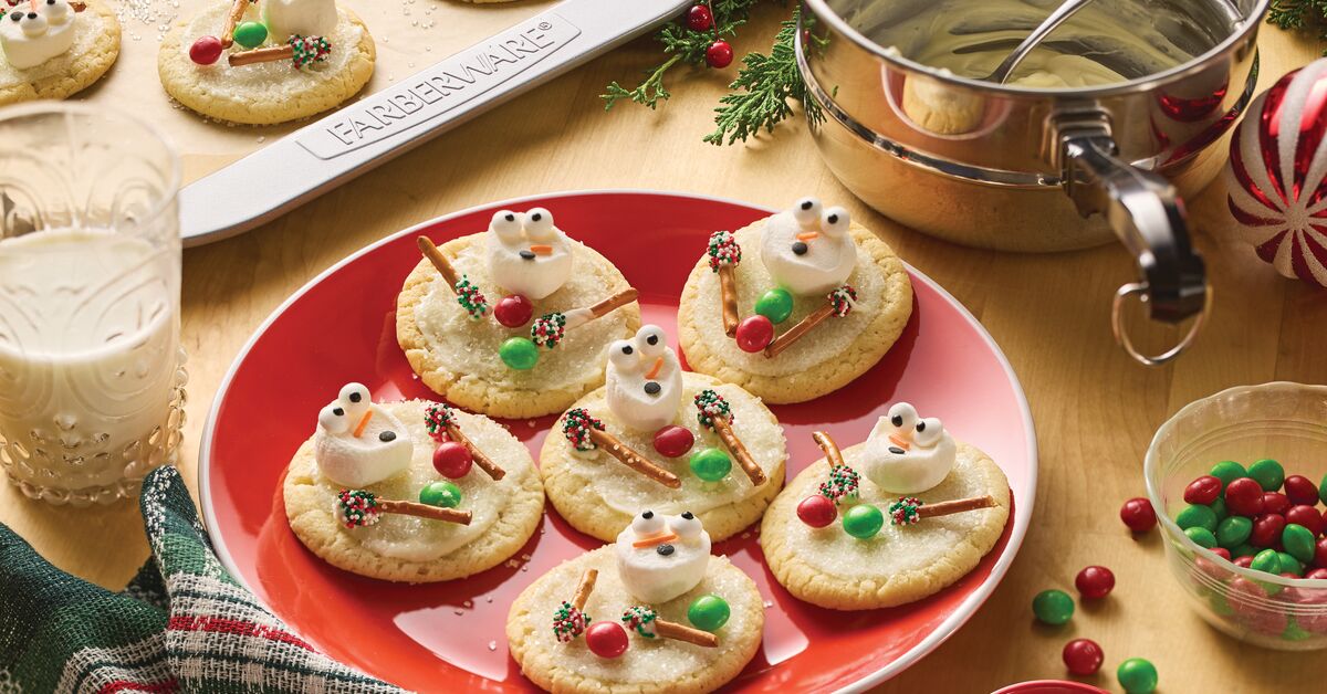 Melting Snowman Cookies