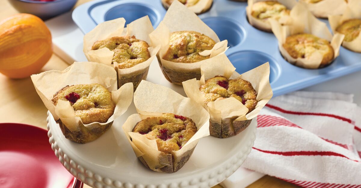 Raspberry Cornmeal Muffins