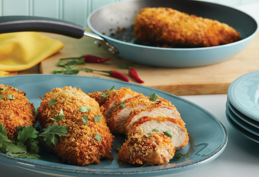 Kicked-Up Spicy Breaded Chicken with Panko - Farberware