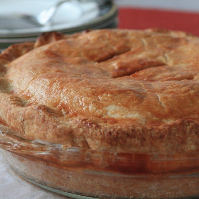 Leatherstocking Apple Pie with Cheddar Cheese