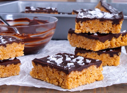 No-Bake Peanut Butter Crispy Treats