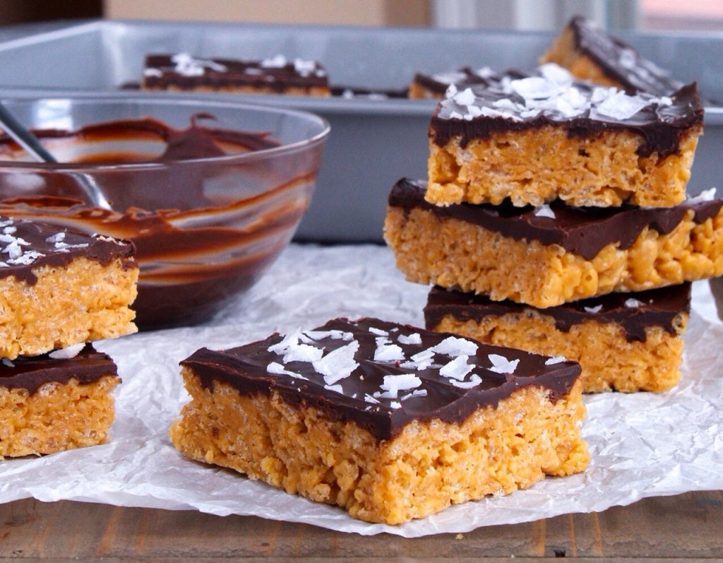 No-Bake Peanut Butter Crispy Treats
