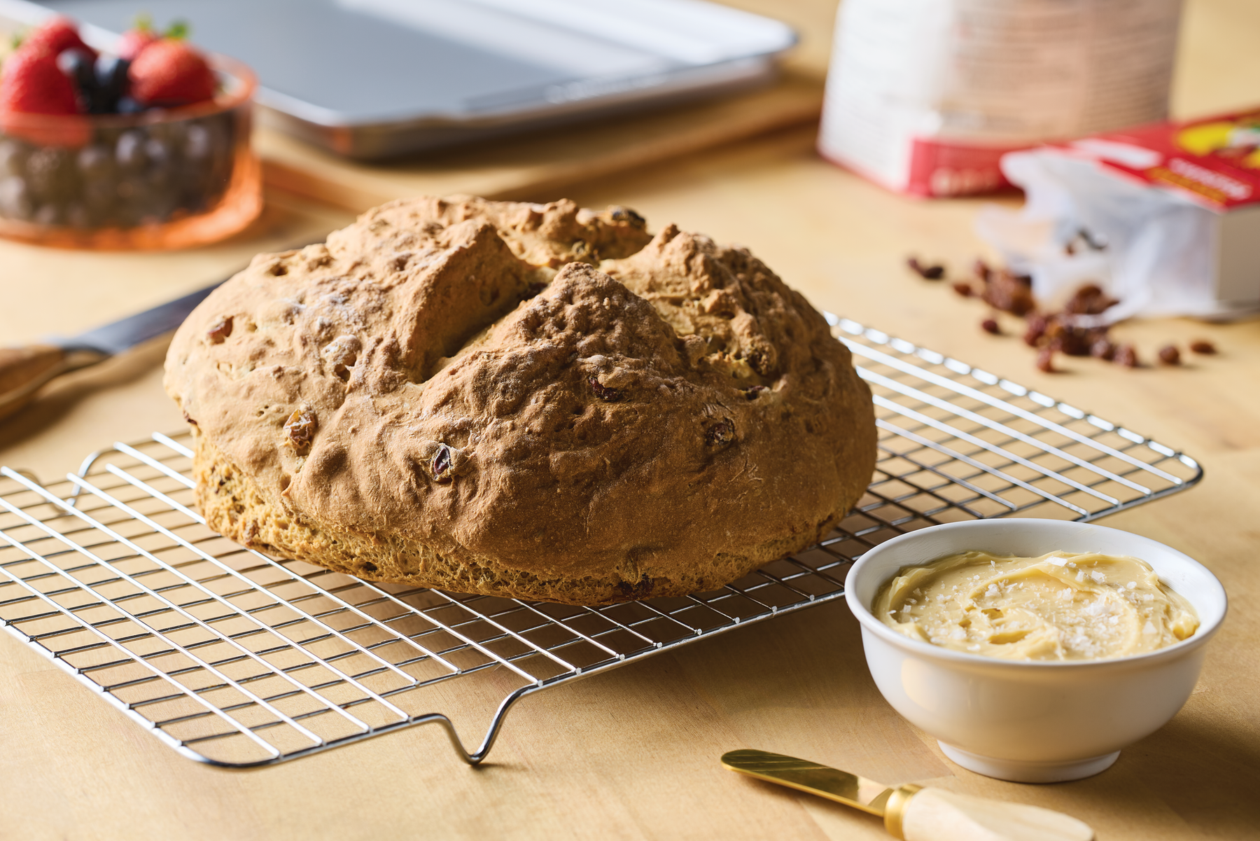 Irish Soda Bread with Maple Butter
