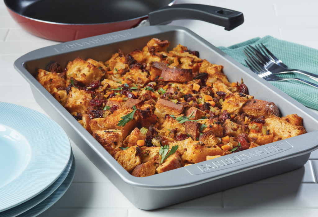 Sourdough, Cranberry and Chorizo Stuffing