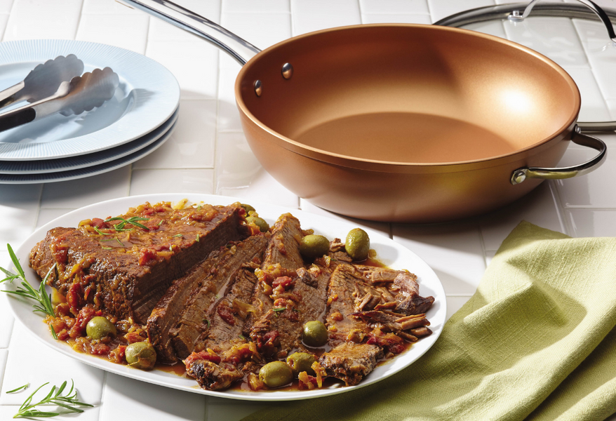 Spanish Braised Brisket for Passover, Hanukkah