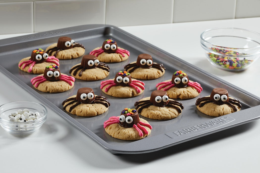 Spooky Spider Peanut Butter Cookies