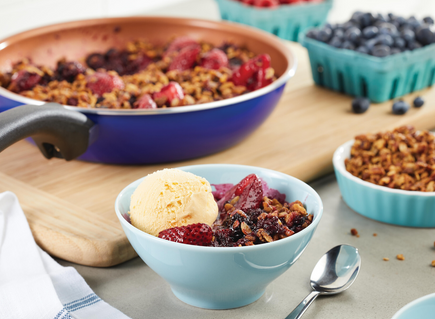 Stovetop Berry Crisp