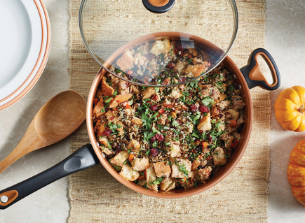 Stovetop Wild Rice Stuffing