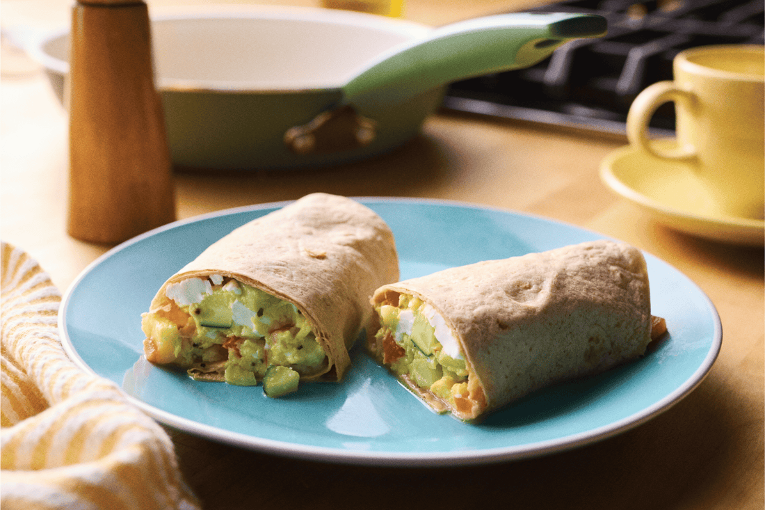 Greek Style Breakfast Wrap