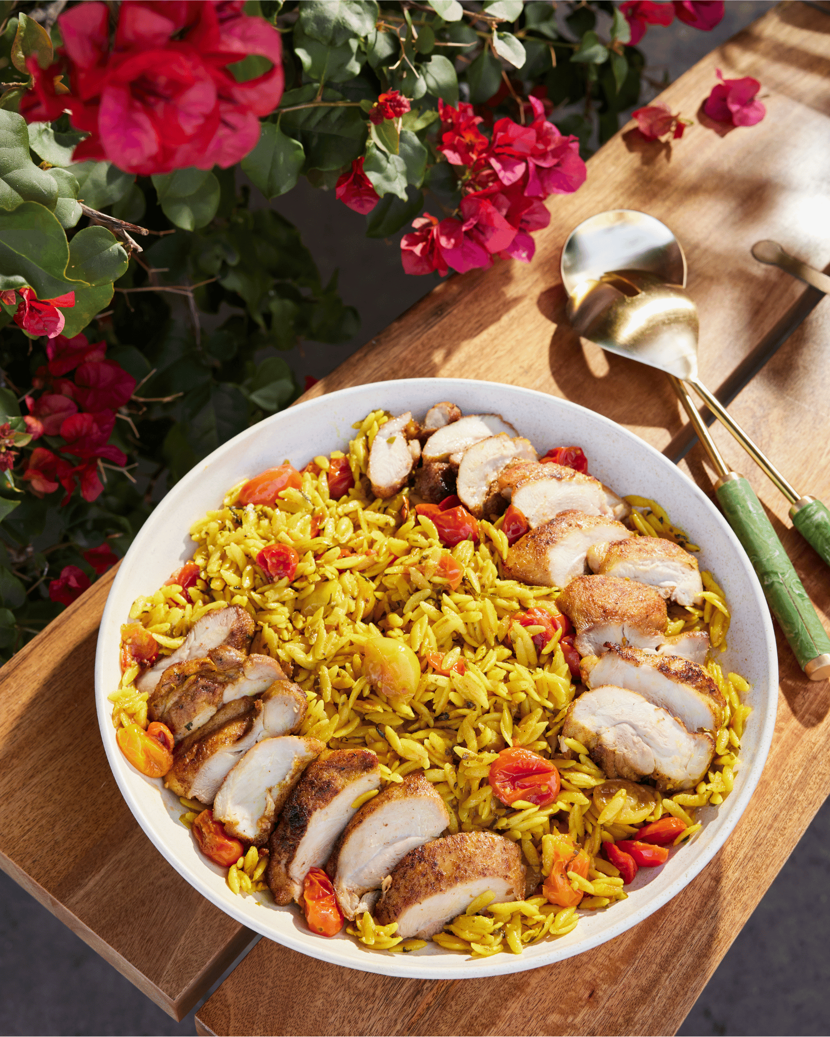 Golden Chicken and "Rice"