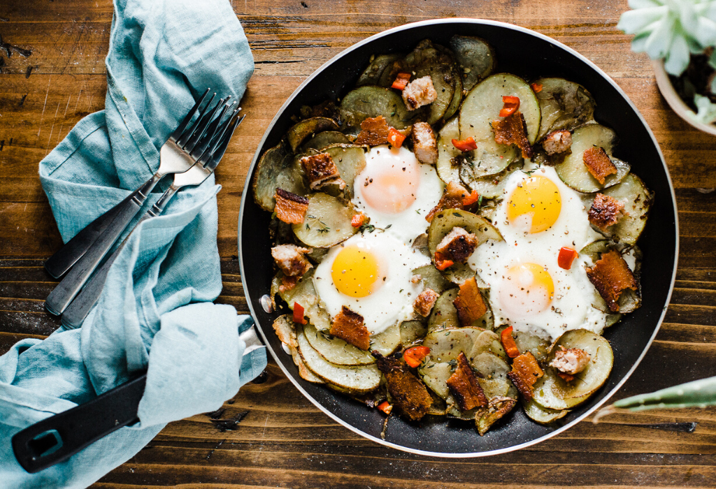 Cast Iron Egg and Potato Skillet - Fearless Dining