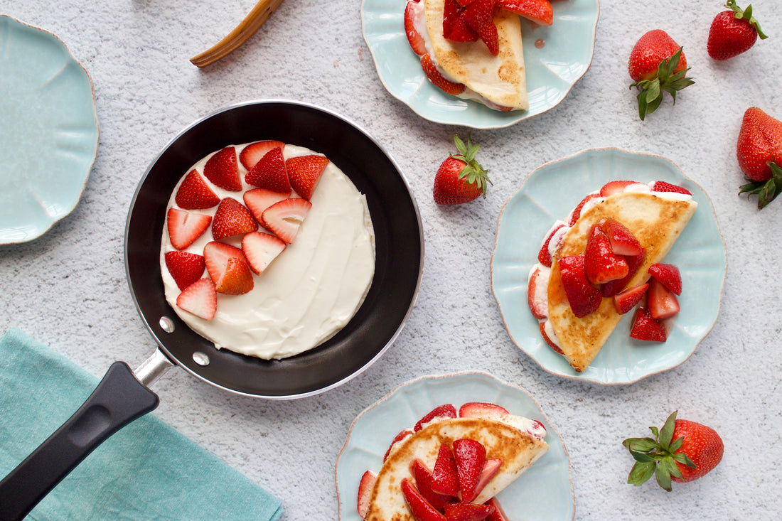Strawberry Cheesecake Quesadillas