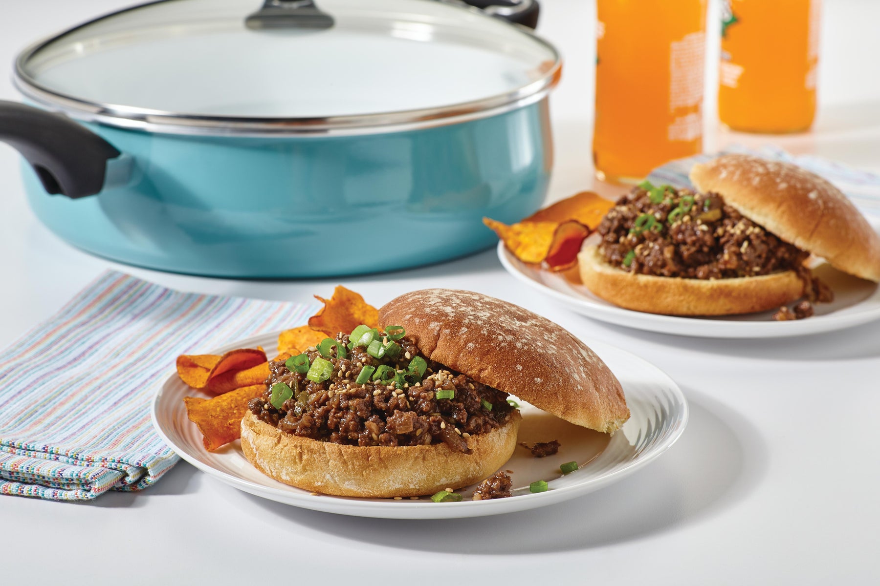 Plum-Chili Sloppy Joes