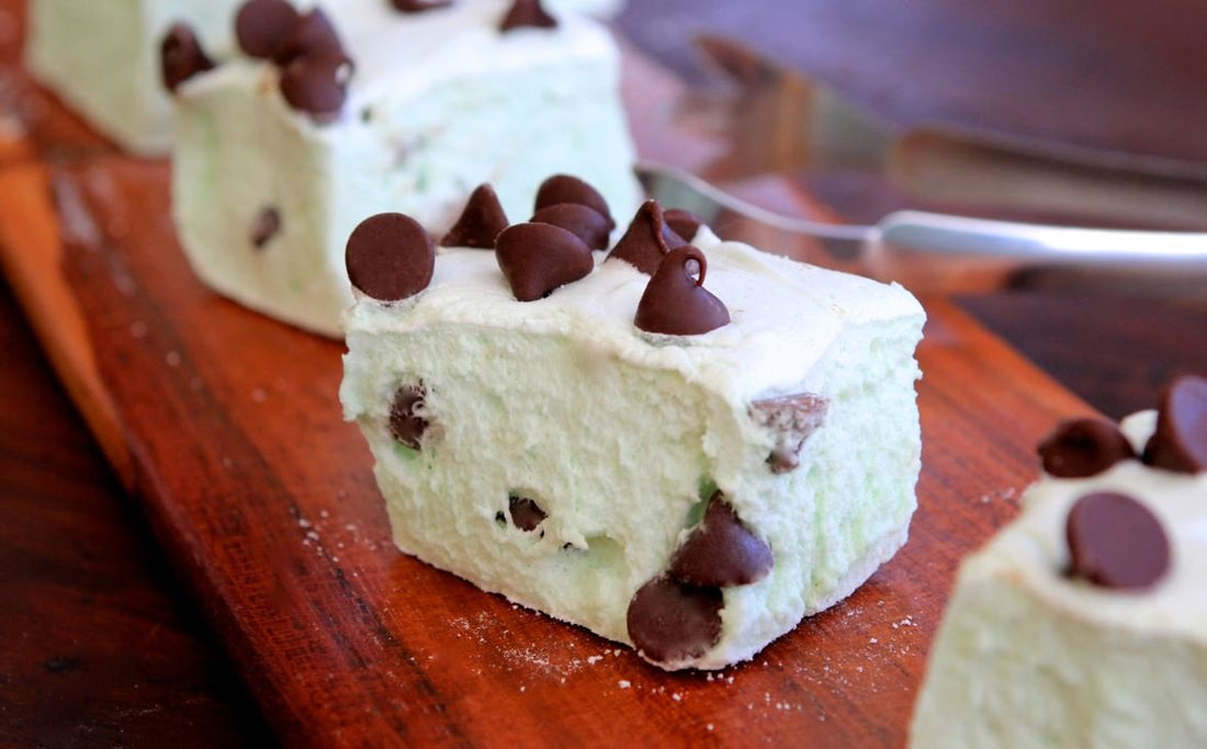 Mint Dark Chocolate Chip Marshmallows