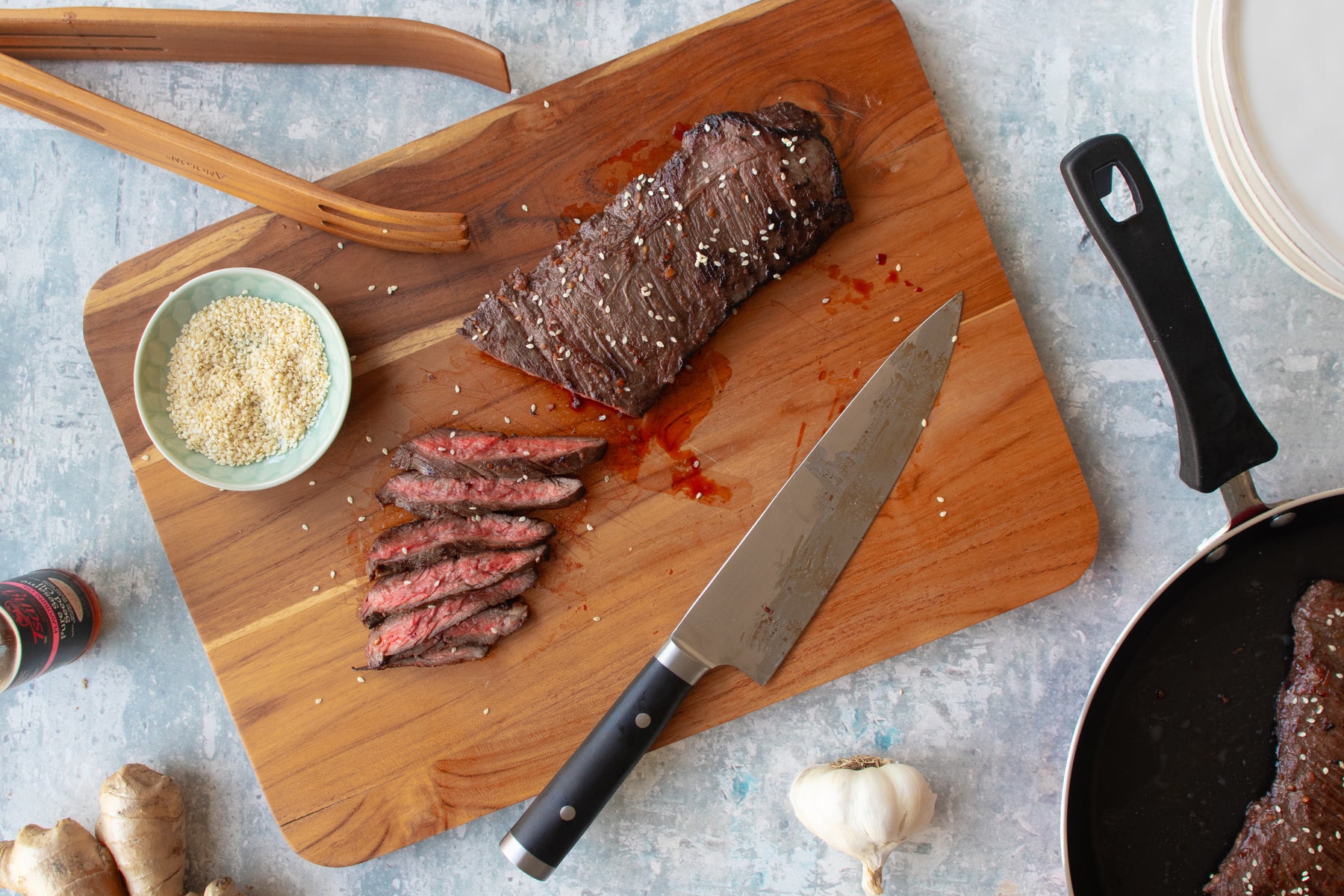 Korean-Style Marinated Skirt Steak