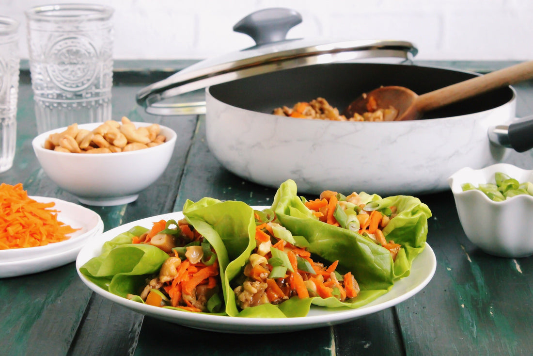 Asian Chicken Lettuce Wraps