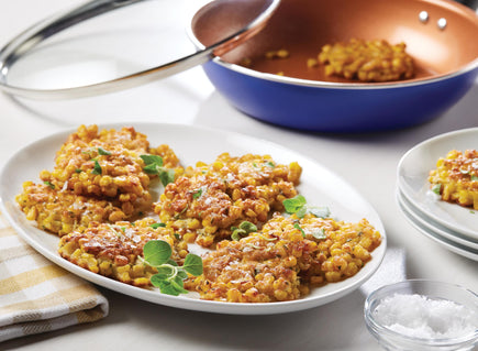 Sweet Corn and Fresh Oregano Fritters