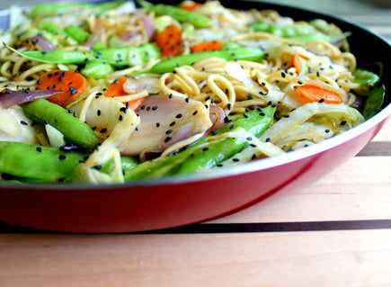 Sesame Ginger Vegetable Stir Fry