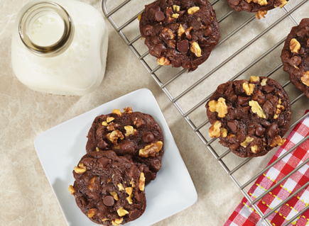 Double Chocolate Chip Cookies
