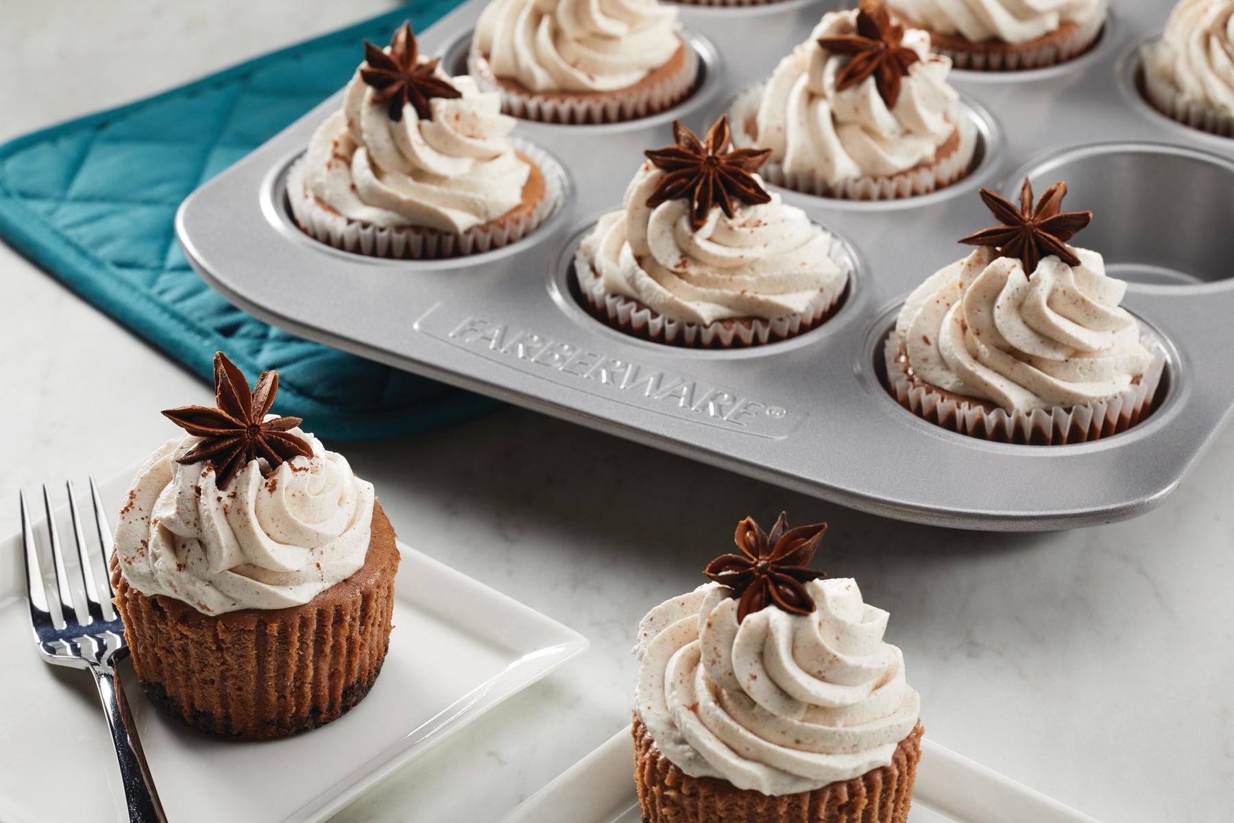 Chocolate Chai Cheesecakes