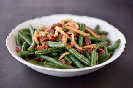 Sautéed Green Beans with Bacon