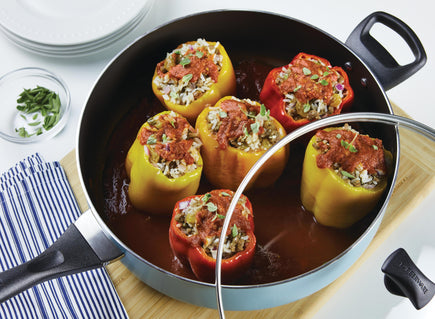 Beef and Sausage Stuffed Peppers