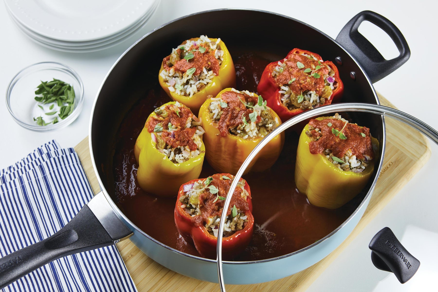 Beef and Sausage Stuffed Peppers